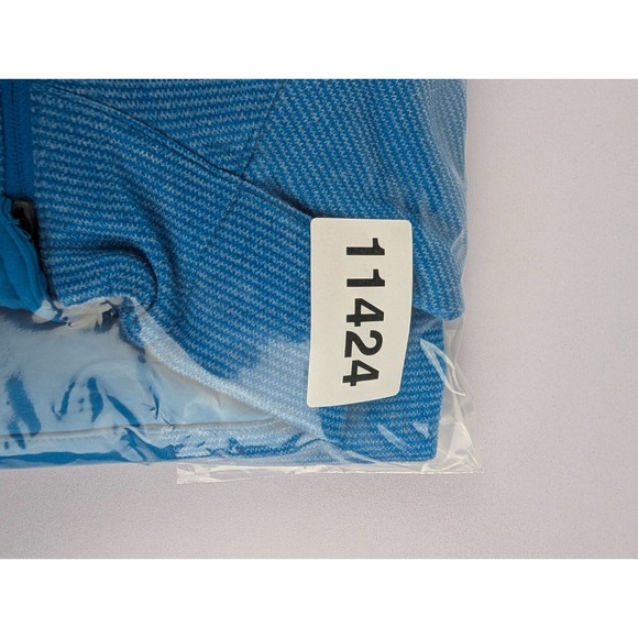 Columbia Women's Large 1/2 Zip Optic Got it Stripe Running Pullover Jacket Blue - Picture 11 of 11